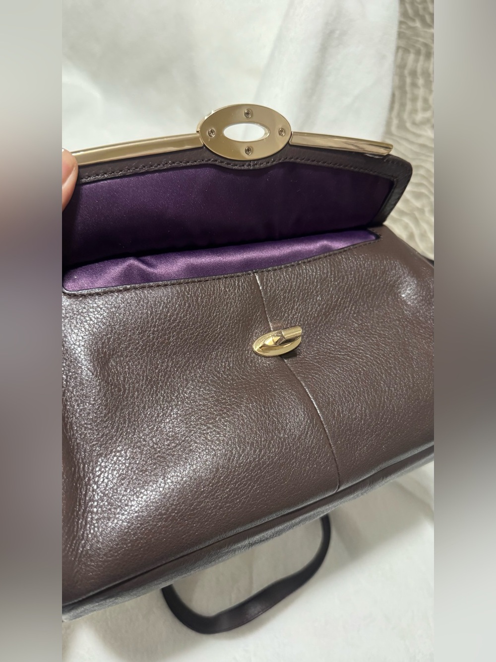 Coach Brown Leather Satchel - Picture 16 of 17